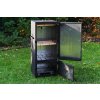 Udírna do zahrady kovová 40 x 36 x 105cm s ohništěm