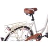 Dámský Retro Kolo KOZBIKE CITY 26" 3 převodový krémový + Košík