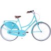 Retro Městské Kolo HELLO BIKE AMSTERDAM 28" 3 převodový mentolový+košík