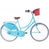 Retro Městské Kolo HELLO BIKE AMSTERDAM 28" 3 převodový mentolový+košík