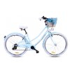 Retro Kolo 28" Goetze DUO 7 Převodový modrý+košík