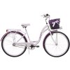 Dámské Retro Kolo CITY 28" 3 Převodový bílo/fialový Doplňky + Košík Grátis