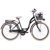 Dámské Retro Kolo CITY 28" 3 Převodový Černý Doplňky + Košík Grátis