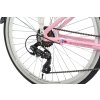 Dámské městské kolo KANDS AURELIA CTB TX 15" Růžovo-bílé