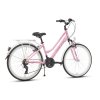 Dámské městské kolo KANDS AURELIA CTB TX 15" Růžovo-bílé