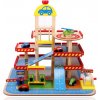 woode toys parkovací garáž barevná