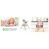 Dětská vysoká židle 2v1 ECOTOYS