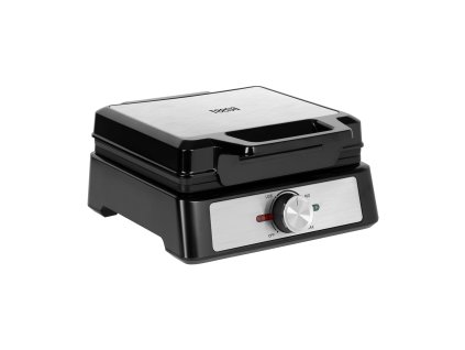 Vaflovač na 2 gofry TEESA 1600W inox s reguláciou výkonu