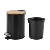 Odpadkový kôš do kúpeľne 3l čierny TEESA