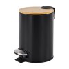 Odpadkový kôš do kúpeľne 3l čierny TEESA