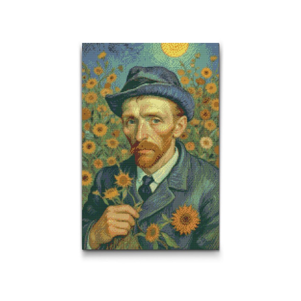M2_Gyémántszemes_kirakó_-_Vincent_Van_Gogh_egy_napraforgómezőn