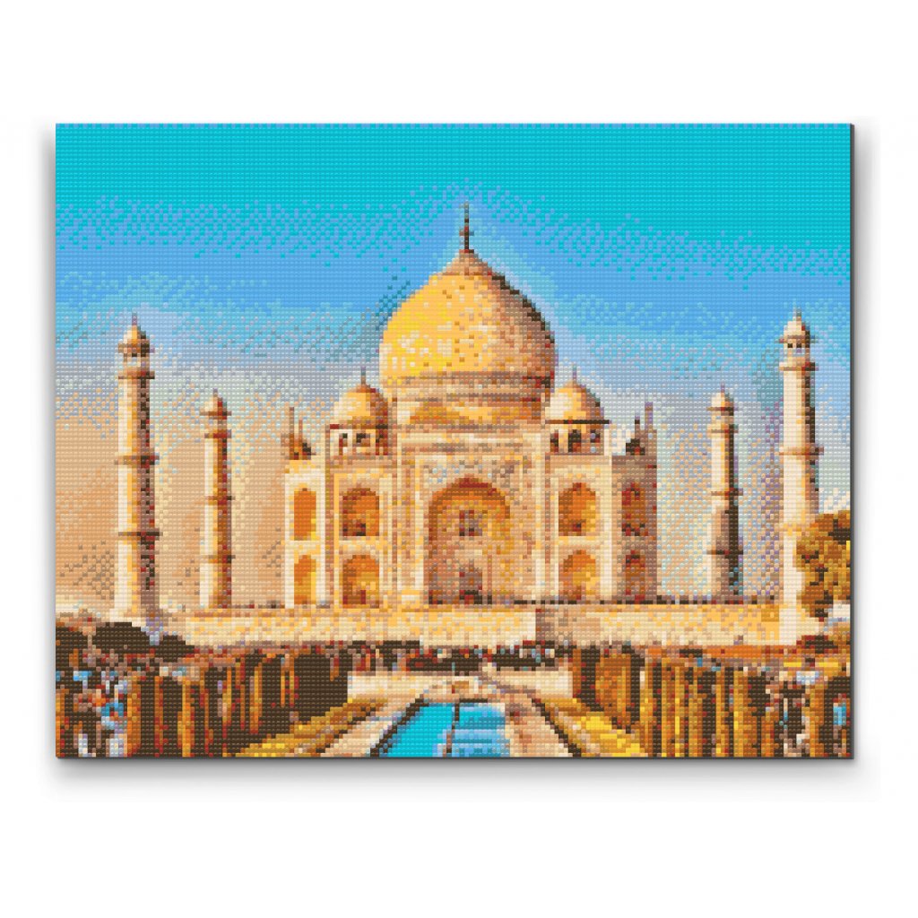 Gyémántszemes festmény – Taj Mahal
