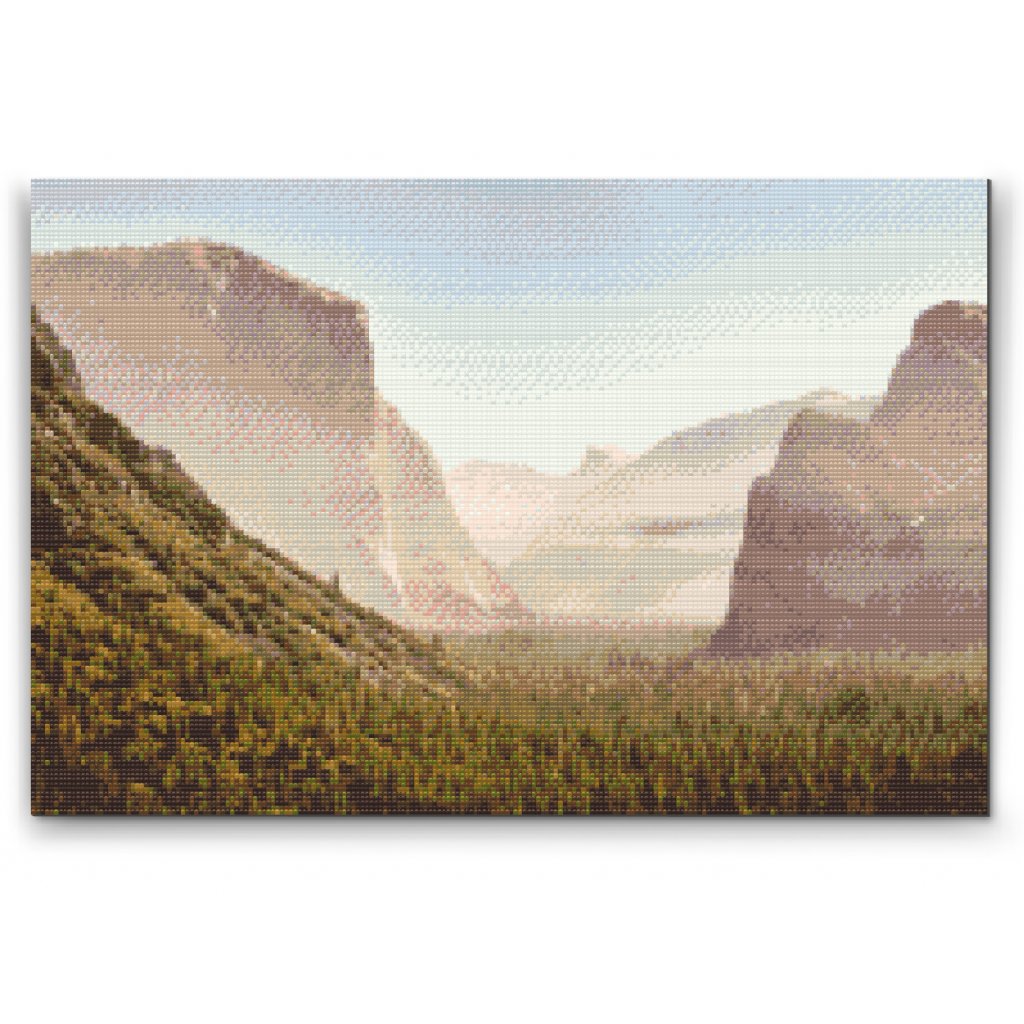 Gyémántszemes festmény – Yosemite 3