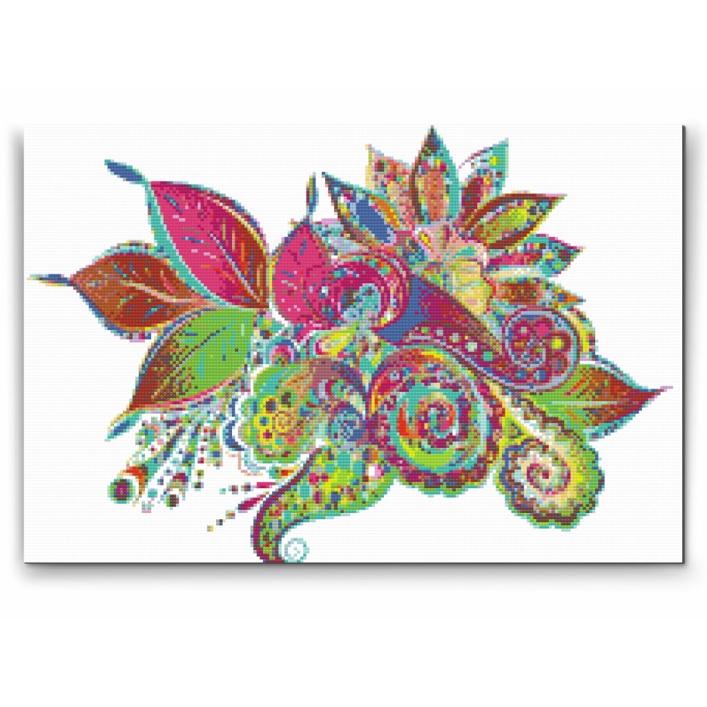 Gyémántszemes festmény – Mandala12