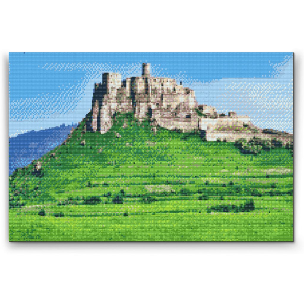 Gyémántszemes festmény – Szepesi vár