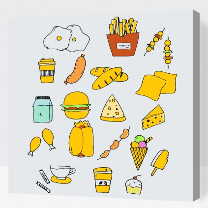 Festés számok szerint – Snack