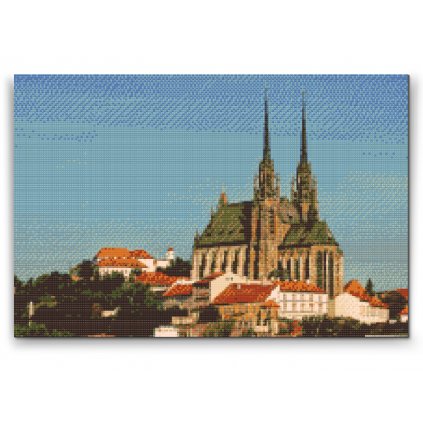 Gyémántszemes festmény – Szent Péter és Pál-katedrális - Brno