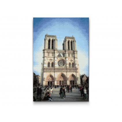 Gyémántszemes festmény – Notre-Dame-székesegyház 3