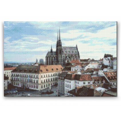 Gyémántszemes festmény – Szent Péter és Pál-katedrális - Brno 2