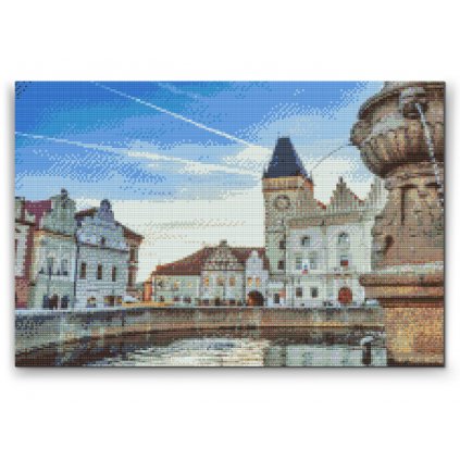 Gyémántszemes festmény – Tábor
