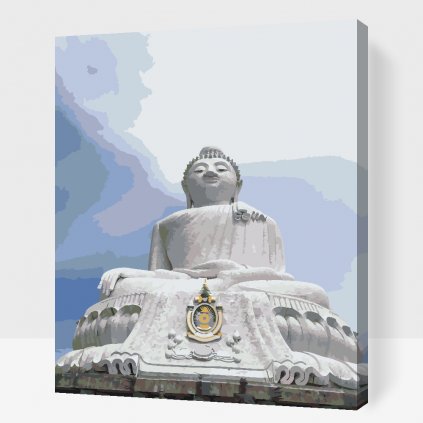 Festés számok szerint – Nagy Buddha szobor, Thaiföld