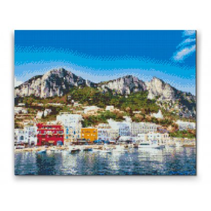 Gyémántszemes festmény – Capri szigete, Olaszország 2