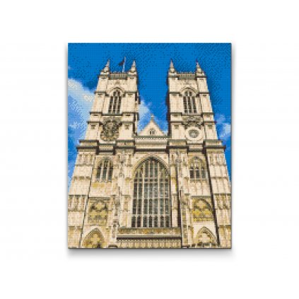 Gyémántszemes festmény – Westminsteri apátság, Anglia