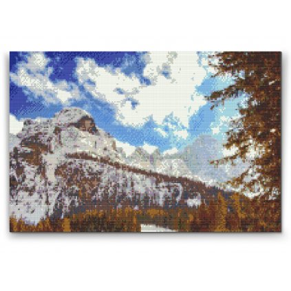 Gyémántszemes festmény – Monte Civetta, Dolomitok 2