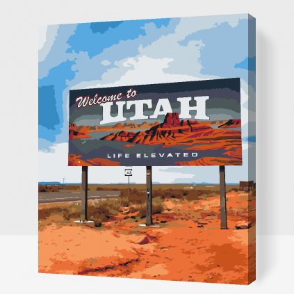 Festés számok szerint – Utah