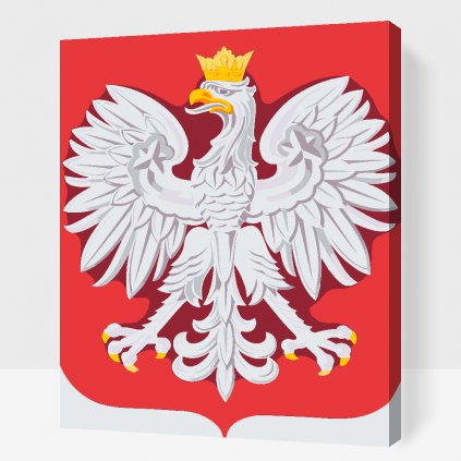 Festés számok szerint – Lengyelország címere