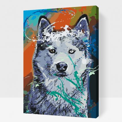 Festés számok szerint – Portré kutyáról