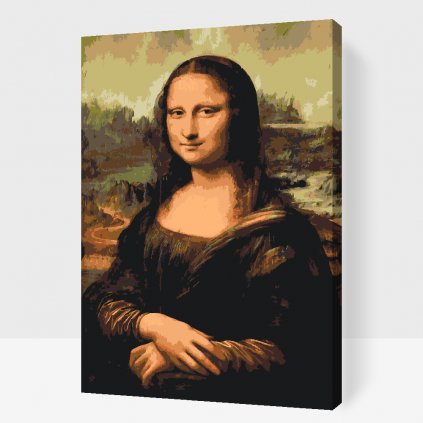 Festés számok szerint – Leondardo da Vinci: Mona Lisa