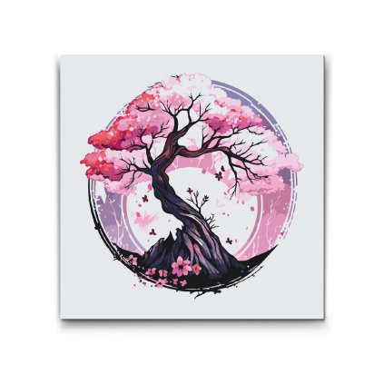 M2_Festés_számok_szerint_-_Színes_sakura_bonsai