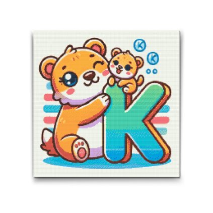 M2_Gyémántszemes_kirakó_-_K_betű_–_Állattal