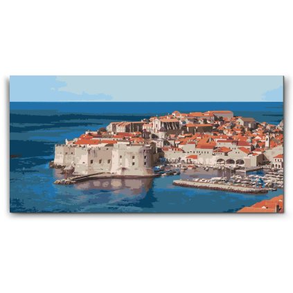 Festes_szamok_szerint_Kilatas_Dubrovnikra_-_Horvatorszag_M2
