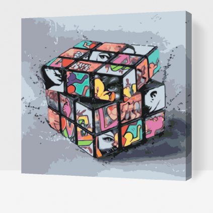 Festés számok szerint – Rubik-kocka