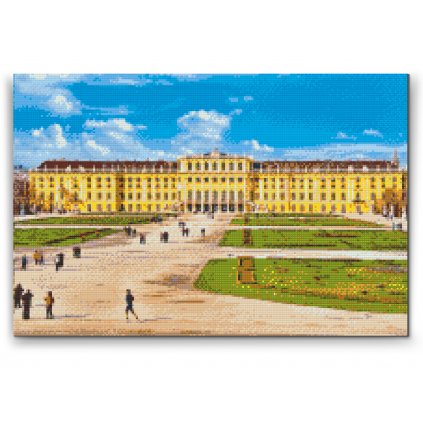 Gyémántszemes festmény – A Schönbrunni kastély Bécsben