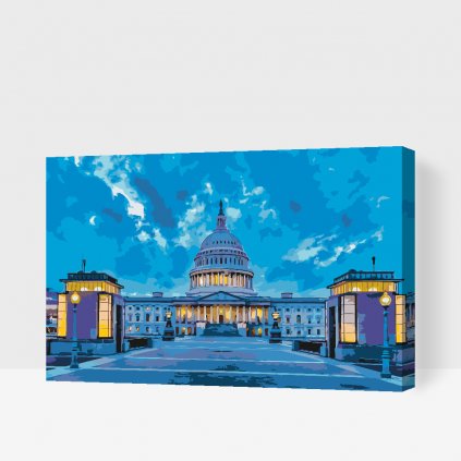 Festés számok szerint - Washington DC - Capitolium