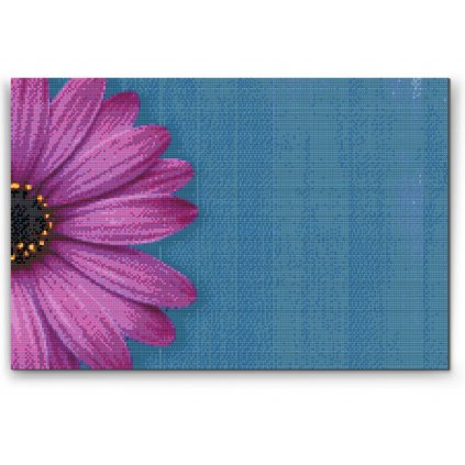 Gyémántszemes festmény – Sárga gerbera
