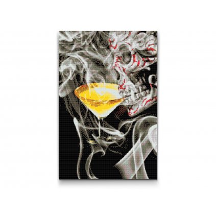 Gyémántszemes festmény – Halálos martini