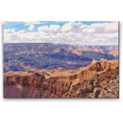 Gyémántszemes festmény – Grand Canyon