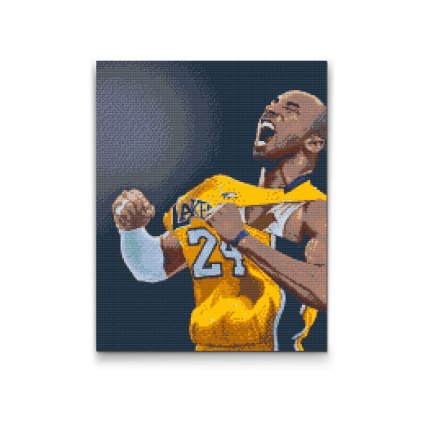 Gyémántszemes festmény – Kobe Bryant 2