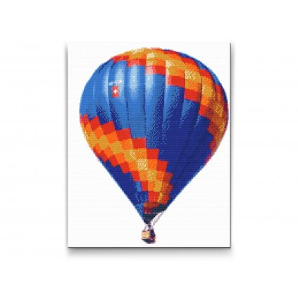 Gyémántszemes festmény – Hőlégballon