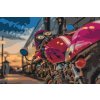 Festés számok szerint – Csillogó motorkerékpár