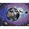 Festés számok szerint – Mikulás a szánján