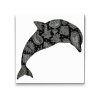 Gyémántszemes festmény – Delfin mandala