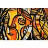 Gyémántszemes festmény – Graffiti, női arc