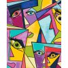 Festés számok szerint – Abstract faces 2