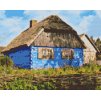 Gyémántszemes festmény – Vidéki ház