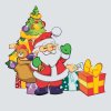 Festés számok szerint – Karácsony